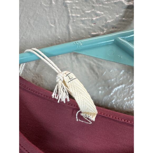 Lanston Women's Faux Wrap Draped Front Top Shirt Pull Over Size Large - Picture 4 of 5